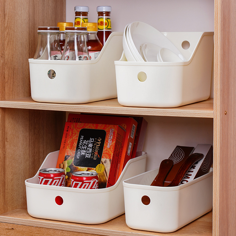 Desktop Classification Storage Box Kitchen Book Storage and Arrangement Storage Box Drawer Type Partition Storage Basket Storage Box