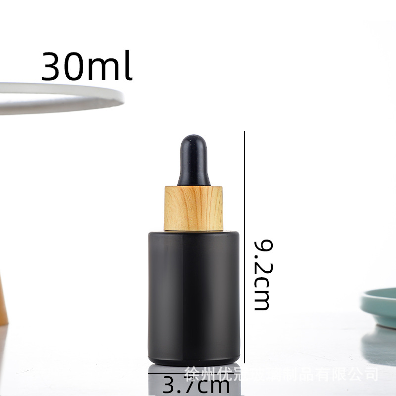 Frasco Pulverizador de Vidrio con Tapa Grano de Madera Reutilizable, Portátil para Cosméticos image 26