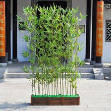 仿真竹子盆栽屏风隔断超真一模一样客厅酒店禅意仿生假民宿用