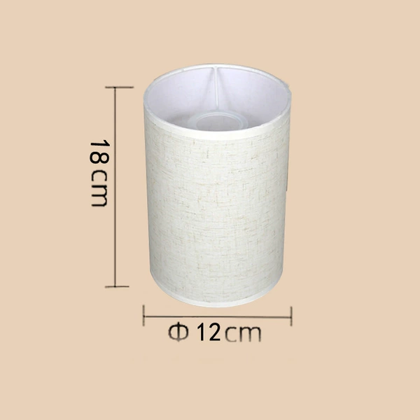 Diameter 12 cm height 18 cm gray hemp color
