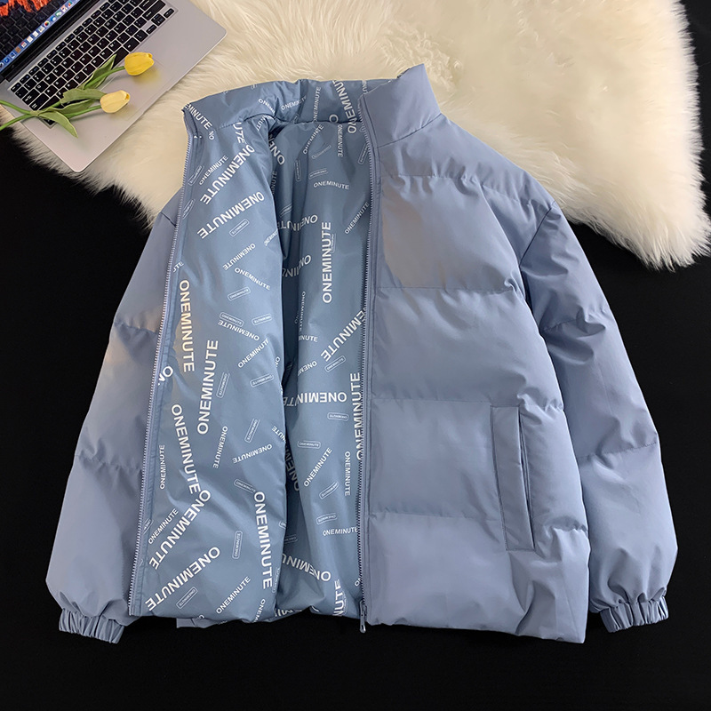 Double-sided Cotton-padded Clothes Men's Winter Thickened Down Cotton-padded Coat American Niche High-end Fashional Brand Duffy Handsome Youth Coat Double-sided Cotton-padded Clothes Men's Winter Thickened Down Cotton-padded Coat American Niche High-end Fashional Brand Duffy Handsome Youth Coat