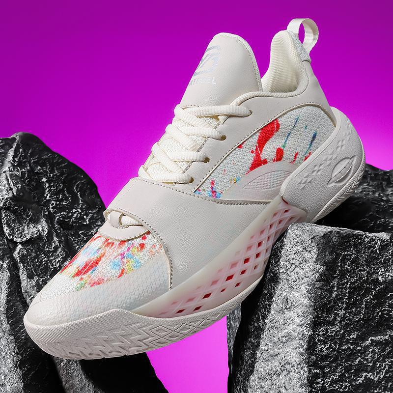 Friction-Sound Luminous Practical Basketball Shoes for Teenagers, Men's 2026 Spring New Wear-Resistant Non-Slip Couple Sports Shoes Friction-Sound Luminous Practical Basketball Shoes for Teenagers, Men's 2026 Spring New Wear-Resistant Non-Slip Couple Sports Shoes