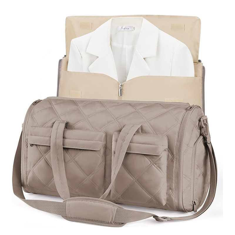 Nueva bolsa de ropa, ropa convertible, bolsa de lona, bolsa de traje, bolsa de viaje, bolsa de lona con compartimento para zapatos