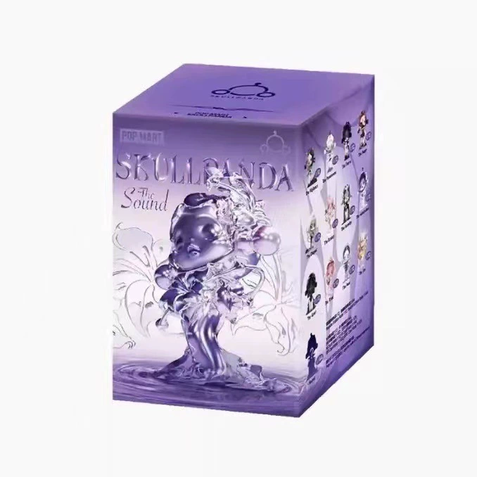 Фигурка Blind Box POPMART SKULLPANDA SP13 Sound Series — коллекционная автомобильная миниатюра, случайная 12+1