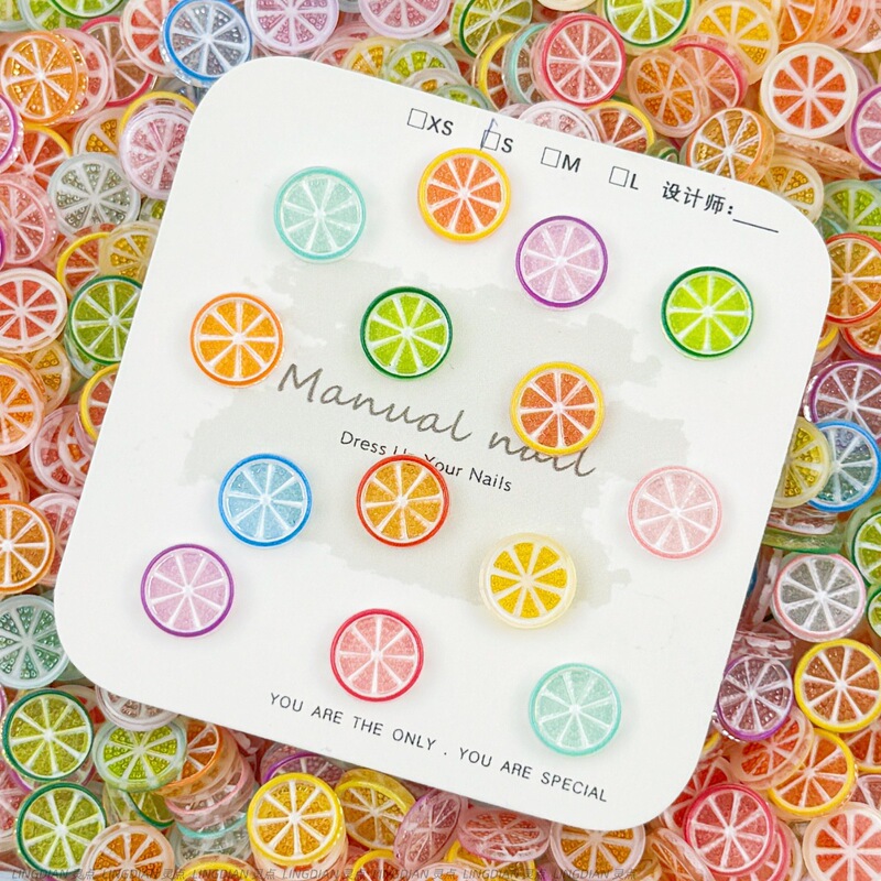 Ice-Clear Lemon Slices, Citrus Slices, Nail Decorations, Ear Studs, Resin Food and Toy Phone Cases, Nail Decorations Ice-Clear Lemon Slices, Citrus Slices, Nail Decorations, Ear Studs, Resin Food and Toy Phone Cases, Nail Decorations