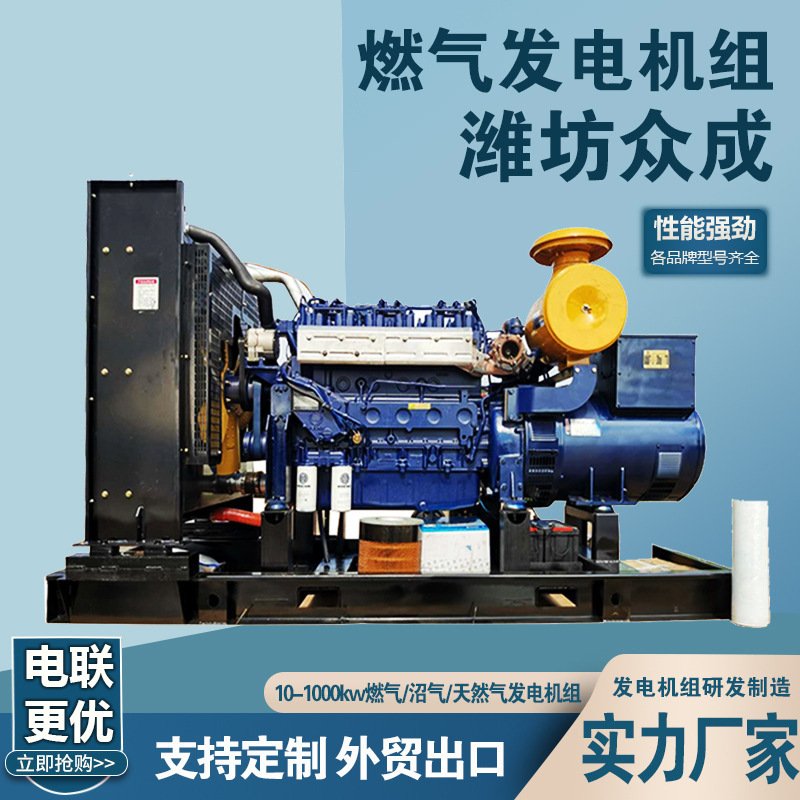10kw1000kw燃气发电机组沼气/天然气/发电机组30kw燃气发电机组