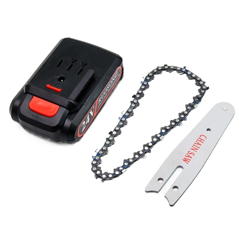 Cadena de sierra eléctrica 4 pulgadas 6 pulgadas alemán accesorios de sierra de cadena eléctrica de litio Placa de guía de cadena de sierra Eléctrica 21V batería