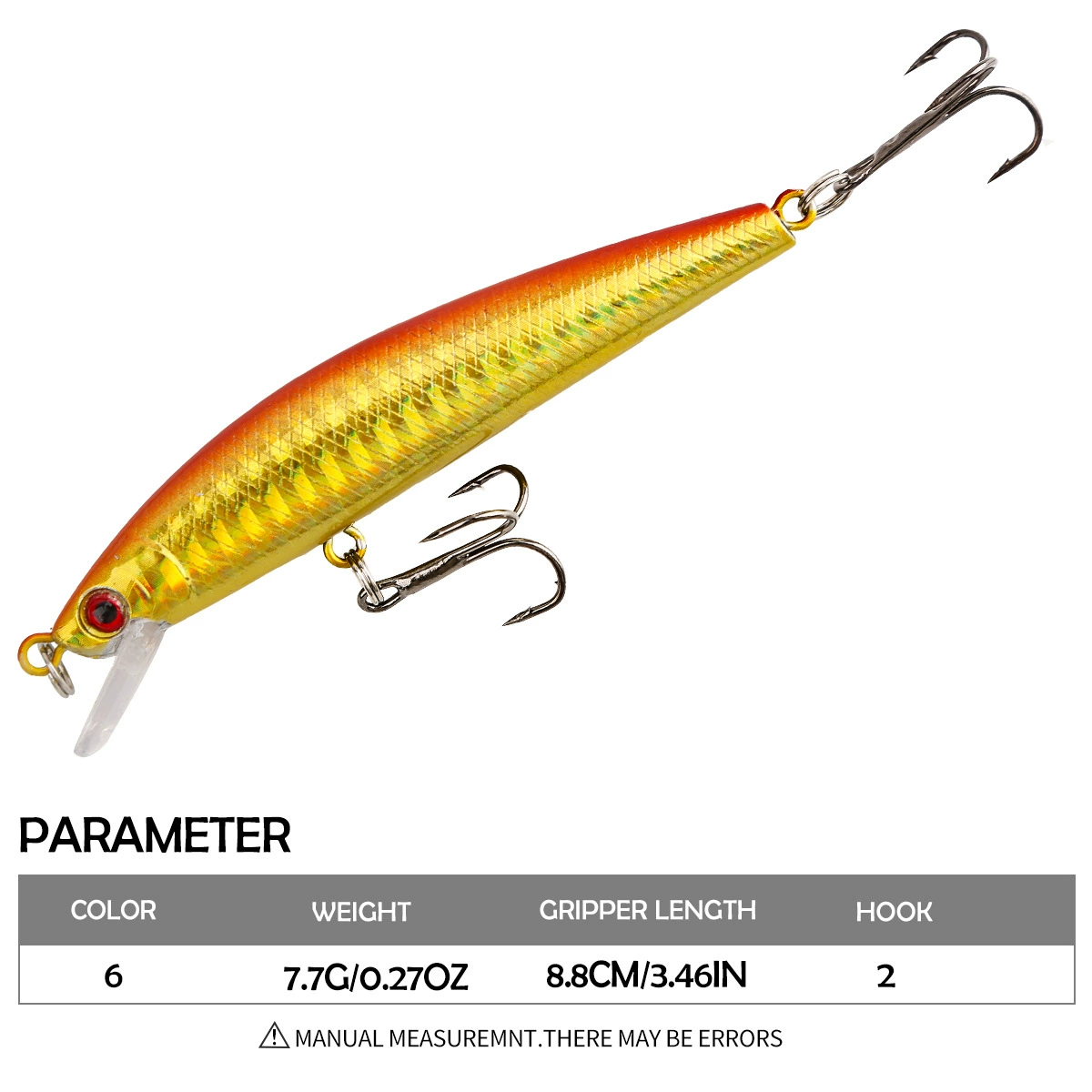 Pack de 5 señuelos multifuncionales para pesca