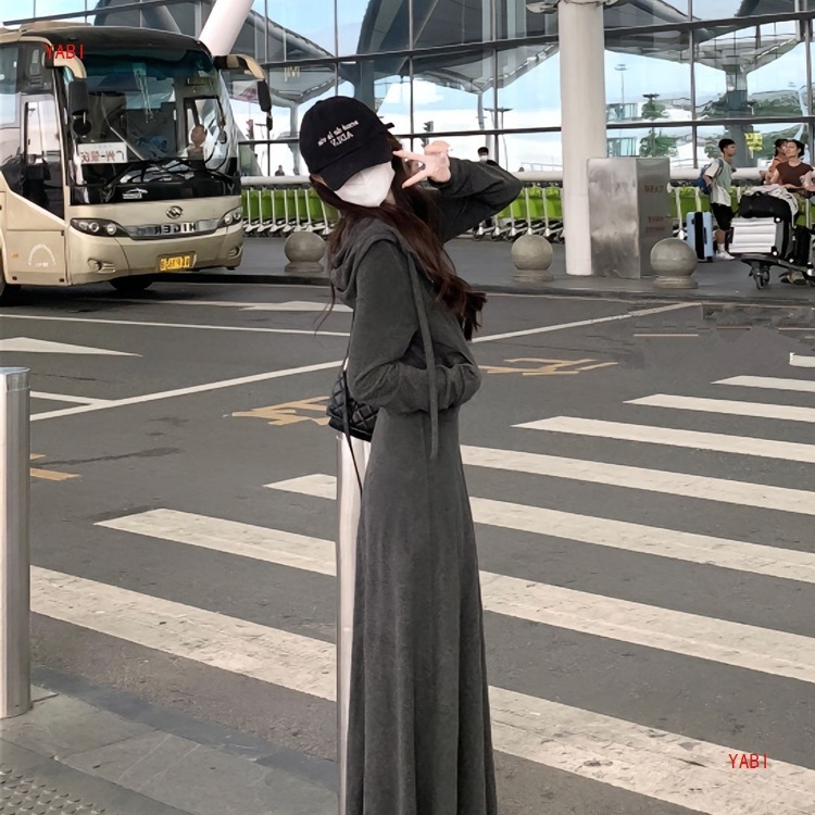 高个子大骨架女生入秋穿搭一整套加长版休闲显瘦长裙套装春秋季|undefined
