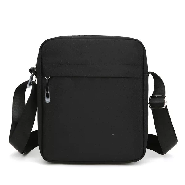 Cross-Border Popular Men's Shoulder Bag, Casual Crossbody Bag, Oxford Cloth with Printed Logo, Manufacturer Wholesale Shoulder Bag, Men's Bag