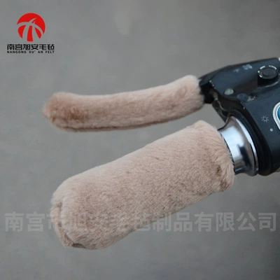 Rabbit Fur Handlebar Covers for — Motorcycle Handle Cover