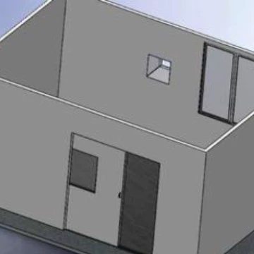 Комната для пескоструйной обработки, звукоизолированная комната для плазменной установки, звукоизолированная комната для сверхзвуковой обработки