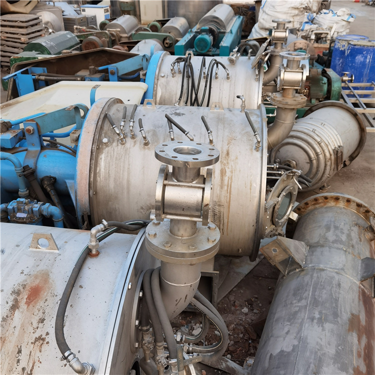 购销二手40-60P双机活塞推料离心机 不锈钢316L双击推料离心机