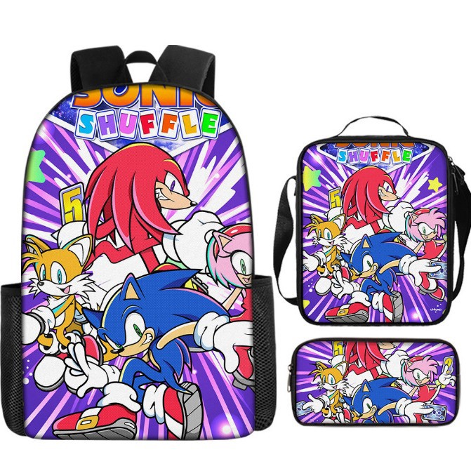Sony, backpack for students, cartoon cute pencil case