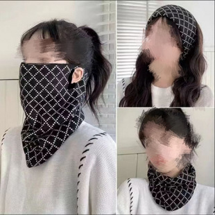 New Versatile Ear-Hanging Windproof Mask for Women, Autumn and Winter Scarf, Cycling Outdoor Warm Neck Protector