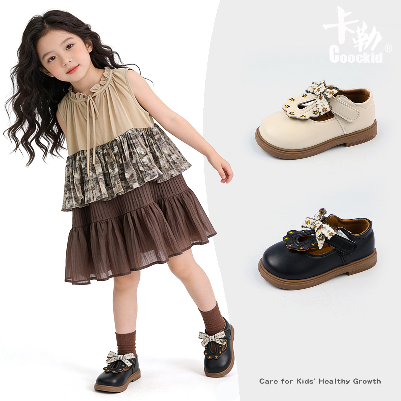 Princess Shoes 2026 Spring and Autumn Non-Slip Bowknot Soft-Soled Leather Shoes Stylish Versatile Lolita Bowknot Flats