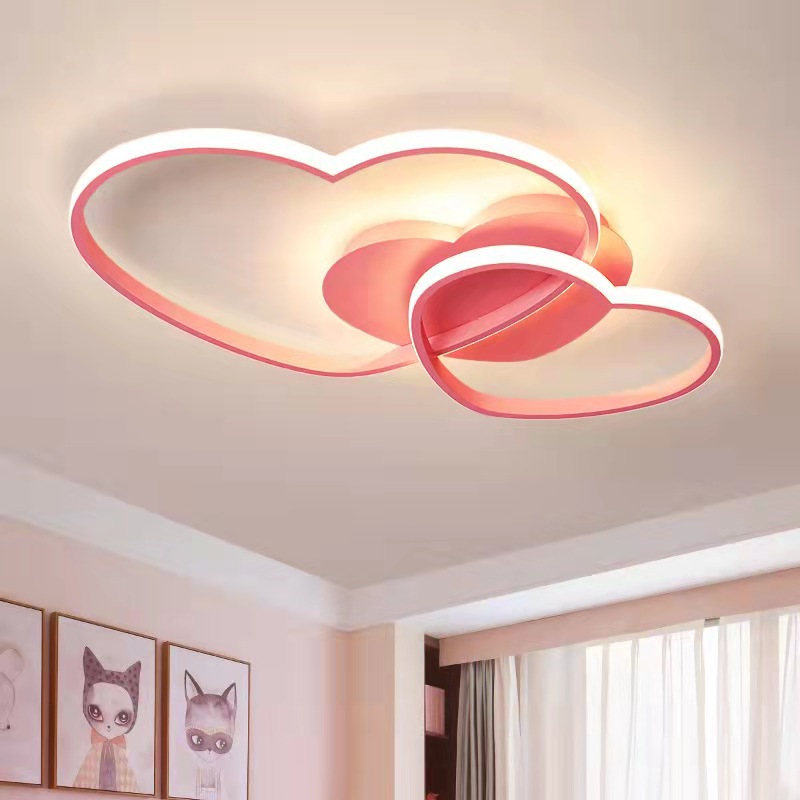 Master Bedroom Ceiling Lamp Simple Modern 2021 New Living Room Warm Romantic Creative Stylish Girl Heart-shaped Lamps
