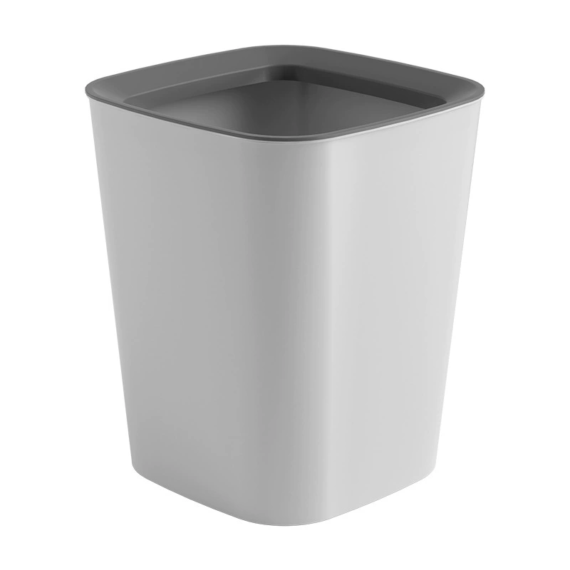 Capacious garbage can for living room, high quality storage system, simple and elegant design