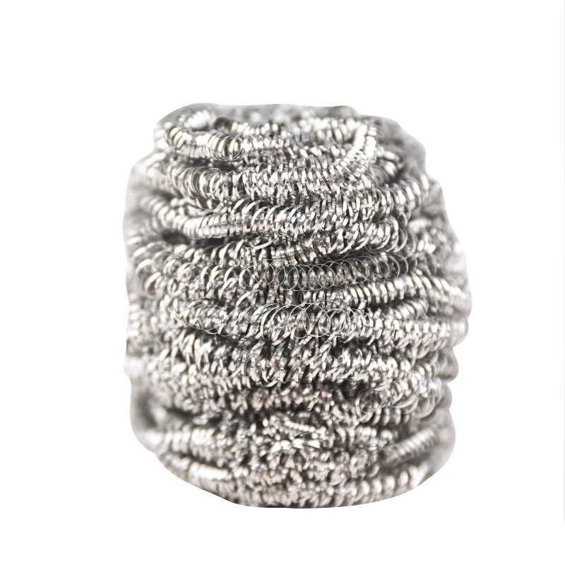 Bola de alambre de acero 304 acero inoxidable cepillo de limpieza de cocina de grado alimenticio no se cae seda bola de limpieza doméstica cepillo de lavavajillas artefacto mágico
