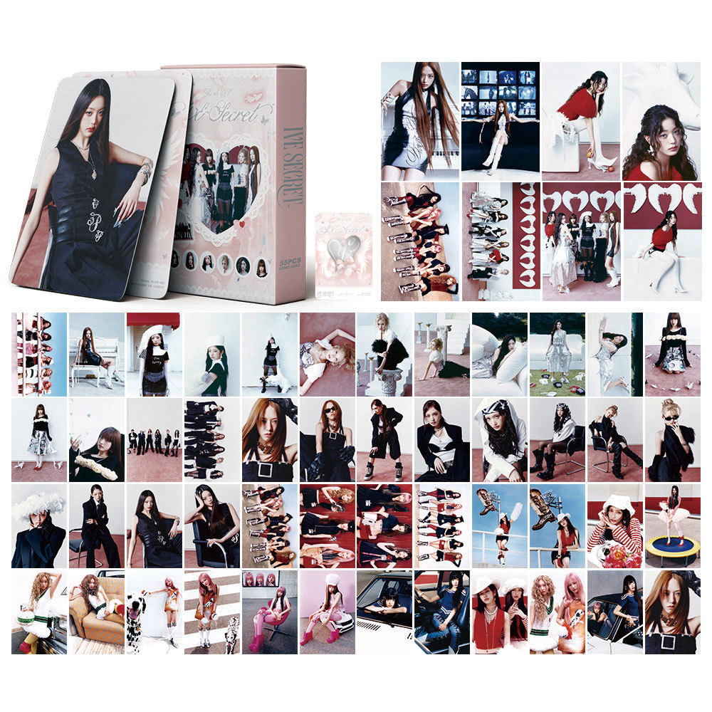 54/55 tarjetas Tarjeta pequeña integrada Tarjeta de álbum de G-IDLE Kpop Korean Wave Foto casera Tarjeta lomo SK