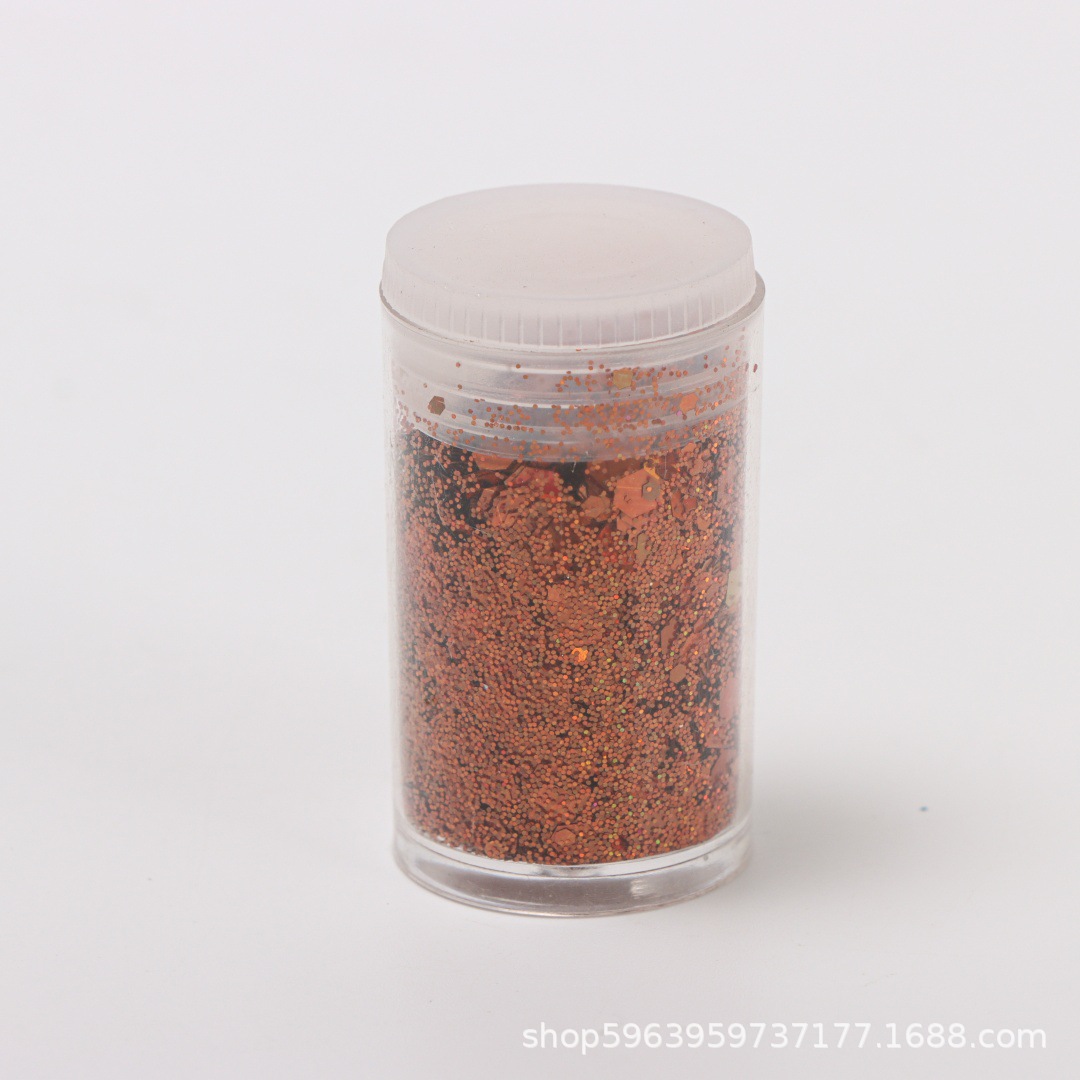 Mayorista 5g / botella resistente a altas temperaturas polvo de cebolla dorada polvo brillante brillante joyería de uñas hecha a mano DIY material especial