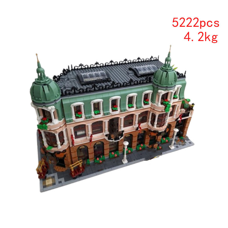 Cross-border Hot-selling In-stock MOC-102189 Small Particle Assembly Building Block Toy City Street Scene Architectural_voghion.com