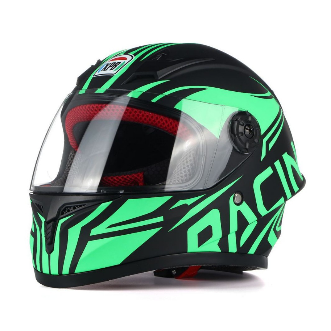 Matt black and green army with clear lenses