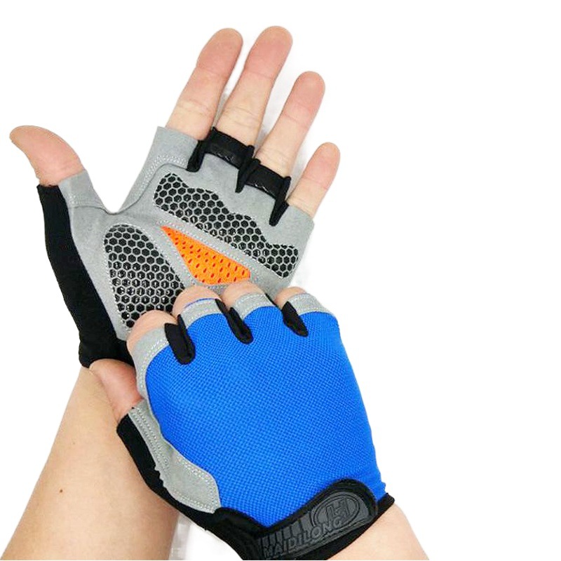 Fitness Half-Finger Gloves for Men and Women, Thin, Non-Slip, Anti-Callus, Equipment Training, Sports, Outdoor Cycling, Yoga Gloves