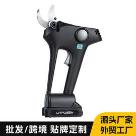 外贸专供无刷锂电修枝剪数显便携式无线果树园林电动树枝修剪工