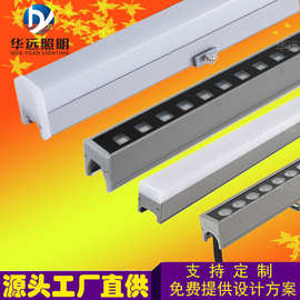 led线条灯户外12WRGBW亮化防水七彩亮化圆形线条灯护栏管轮廓灯