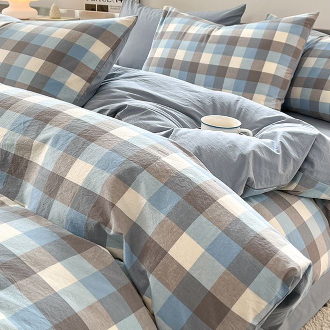 Funda de edredón de algodón de algodón de una sola pieza 180x220 Funda de edredón individual 150x200x230cm Funda de edredón simple de lujo ligero de alta gama