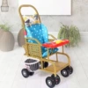 Double -layer rattan music chair back can adjust the black wheel plus pad