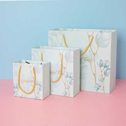 Xianfa green gift bag universal gift bag clothing cosmetics packaging bag gift bag wholesale