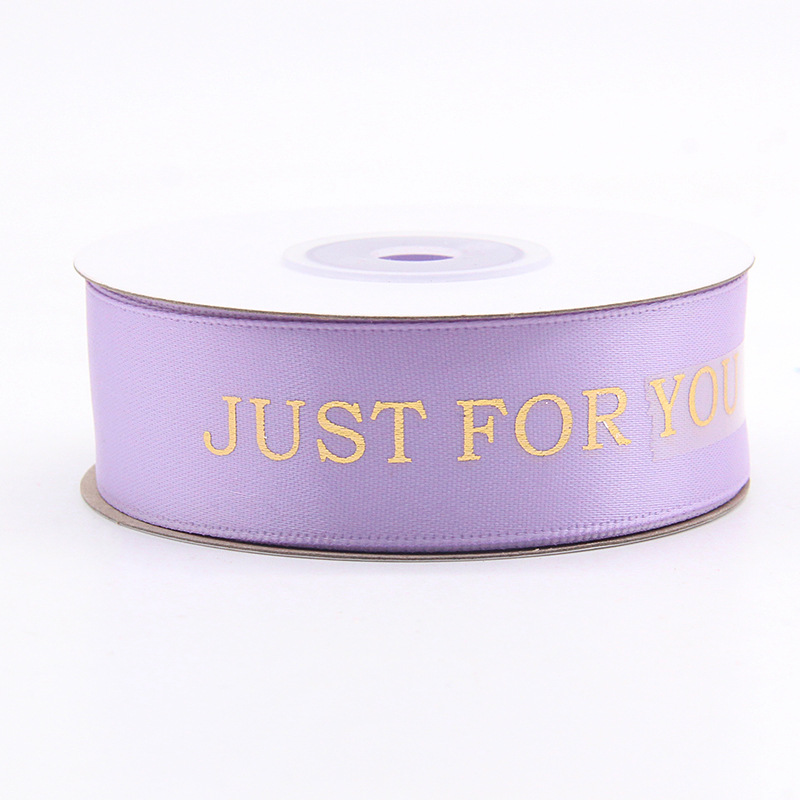 Regalo pastel de flores embalaje cinta impresión símbolo del Corazón 8 puntos cinturón de poliéster dorado impresión para hornear cinta