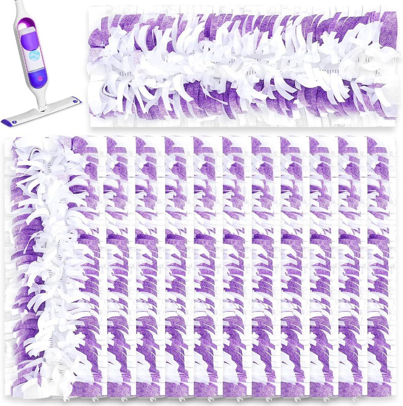 Compatible with Swiffer Powermop Disposable Mop Cloth, Dual-Use for Dry and Wet, Floor Cleaning Cloth, Absorbent Replacement Pad