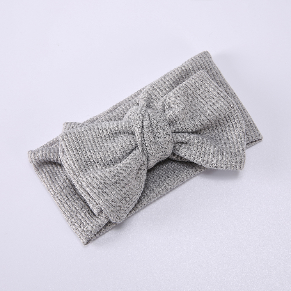 Fashion Bow Knot Cloth Rib-knit Butterfly Hair Band 1 Piece display picture 3