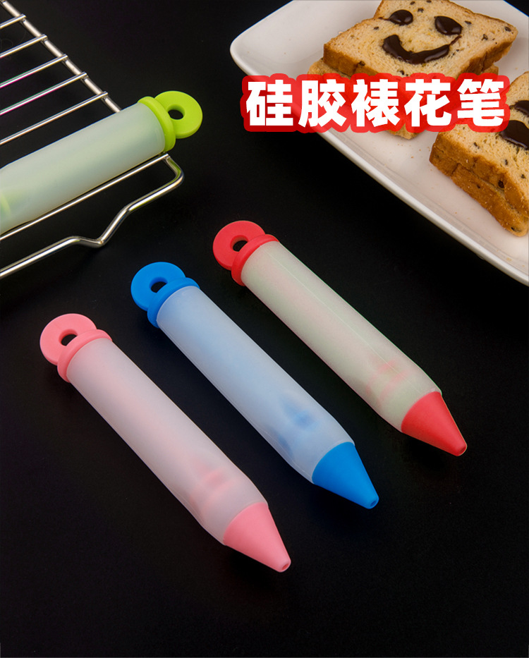 Two -head silicone decorative pen decorative mouth chocolate cream…