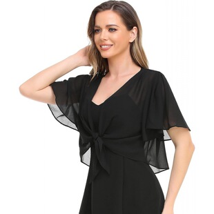 Amazon solid color free size sunshade mesh European and American street Pastoral Women's Front top shawl cardigan with sleeves
