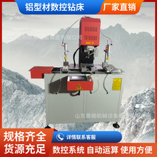 灯饰全自动打孔机 平开窗格条双层钻 防盗格条钻孔机