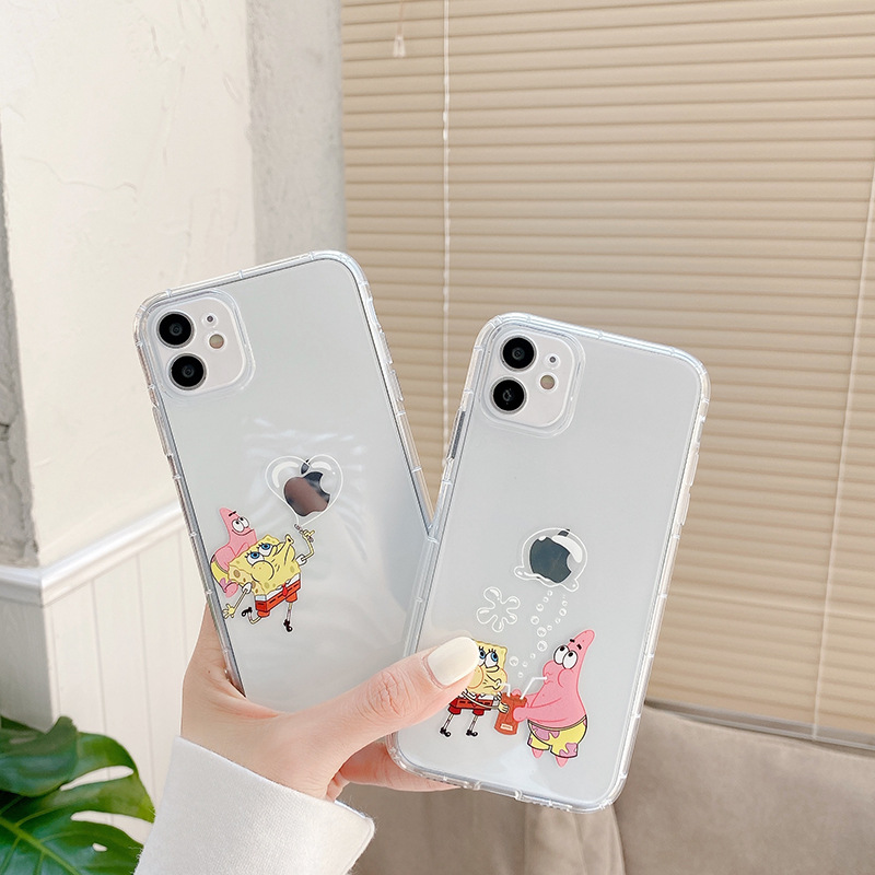 Nueva carcasa de teléfono móvil iPhone12 Apple 15PROMAX silicona para 14pro todo incluido 11 transparente 13 resistente a caídas