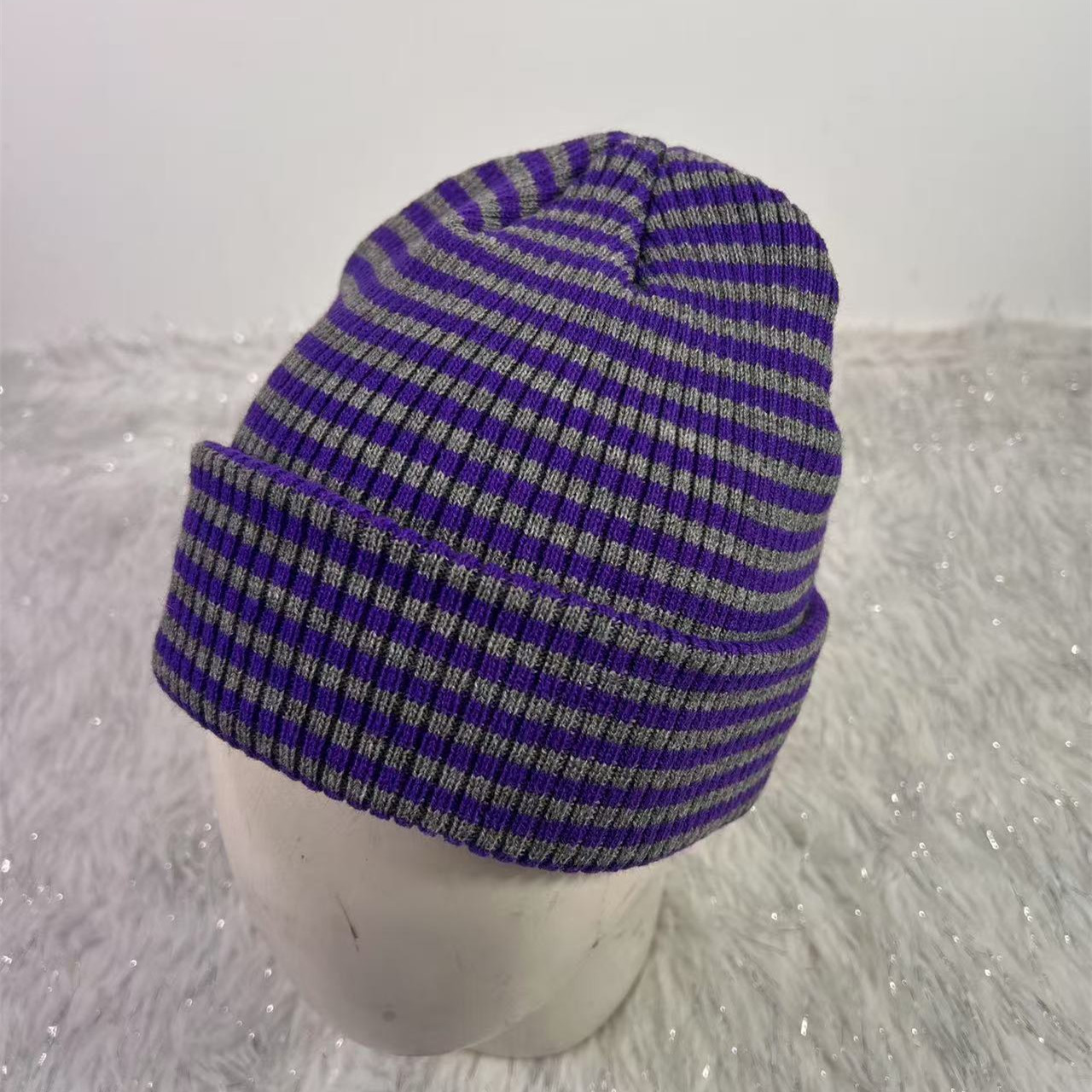 Heren ribgebreide muts warme wintermuts voor heren_voghion.com