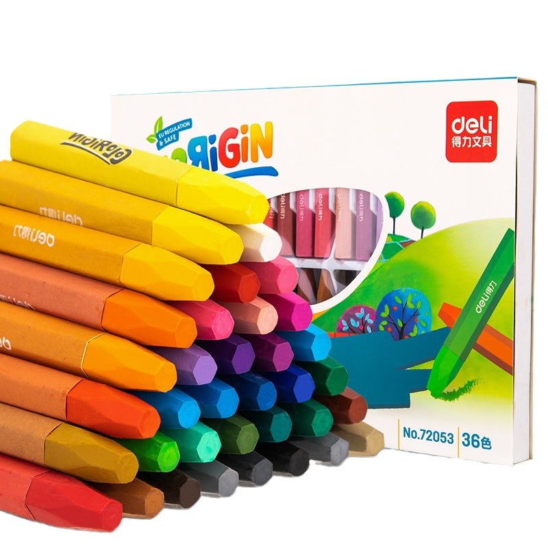 Deli 72051/52/53 de los niños del estudiante pintura al óleo palo pincel de pintura para colorear pincel de pintura