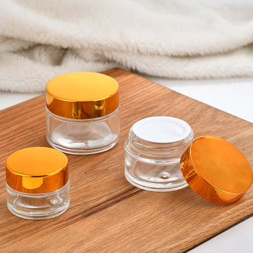 Glass small cream tube, divided sealed jar, cream mini tube with cap, empty packaging, burn cream box, cream jar