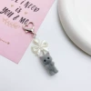 Gray cat pendant