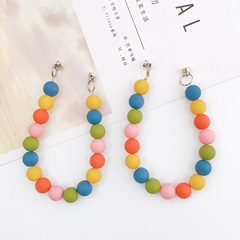 弋戀新款橡皮漆糖果色手提連diy手機殼飾品配件亞克力串珠手提連
