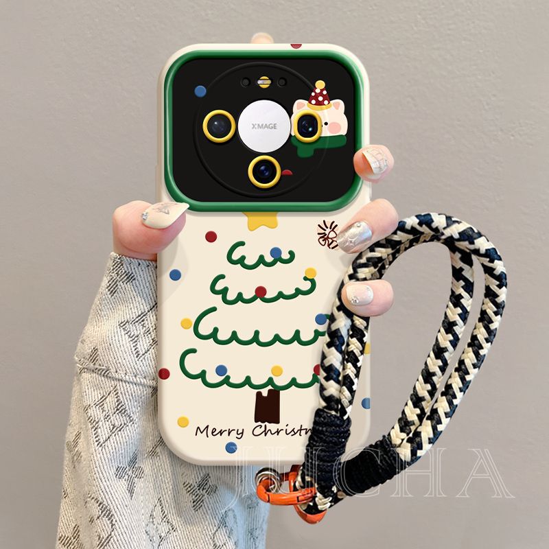 Suitable for Dog Christmas Tree Huawei Mate80Pro Mobile Phone Case Silicone New Huaweimate80 Design Sense Suitable for Dog Christmas Tree Huawei Mate80Pro Mobile Phone Case Silicone New Huaweimate80 Design Sense