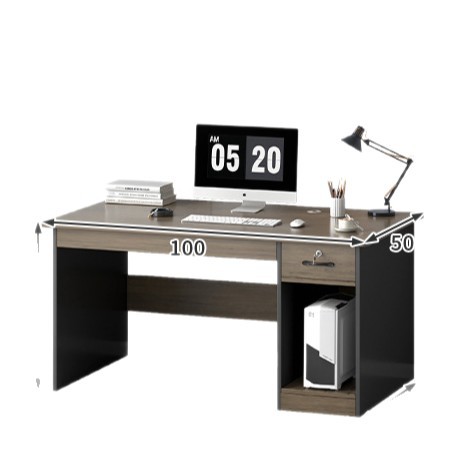 Estudiante moderno y simple escritura dormitorio escritura estudio escritorio de computadora escritorio de oficina personal cajón con escritorio de bloqueo