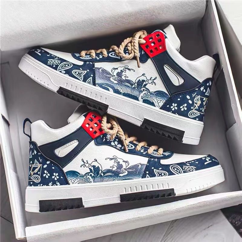 Zapatos de skate de alto impacto para hombres verano 2024 nuevos zapatos de hombre moda zapatos deportivos de nicho de diseño juvenil zapatos de moda