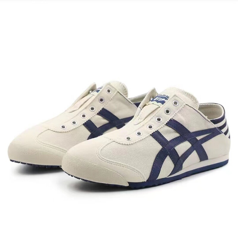 Putian Tiger Onitsuka Tiger Slip-On Navy Blue Low-Top Sneakers for Spring and Summer, Casual Lazy Canvas Shoes for Men and Women, Flat Heel Putian Tiger Onitsuka Tiger Slip-On Navy Blue Low-Top Sneakers for Spring and Summer, Casual Lazy Canvas Shoes for Men and Women, Flat Heel