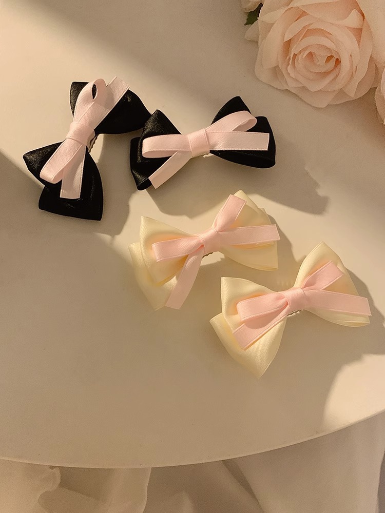 8g Weight Hair Clip Hair Accessories Type 1 Piece Quantity Holiday, Daily Occasion Knot, Butterfly, Bow Knot, Horse Pattern Women's Gender Cute, Sweet Style Cute Sweet Women's Knot Butterfly Bow Knot Hair Clip 3